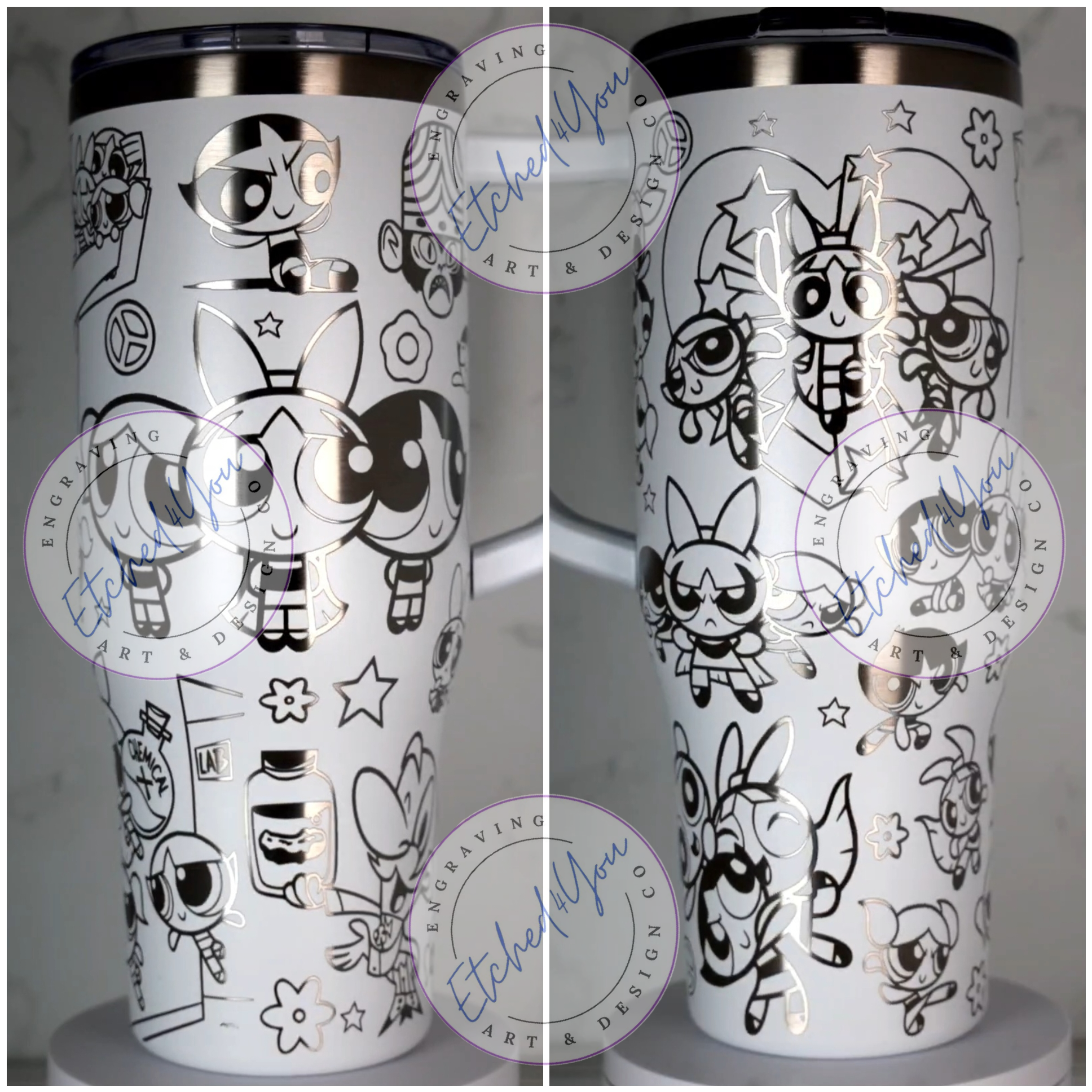 E4U 40oz NL with PowerPuff Design